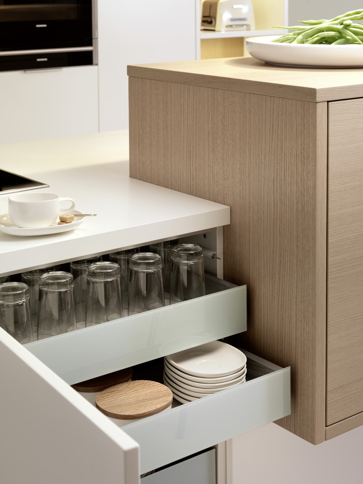 Inspiration for a contemporary kitchen remodel in Boston