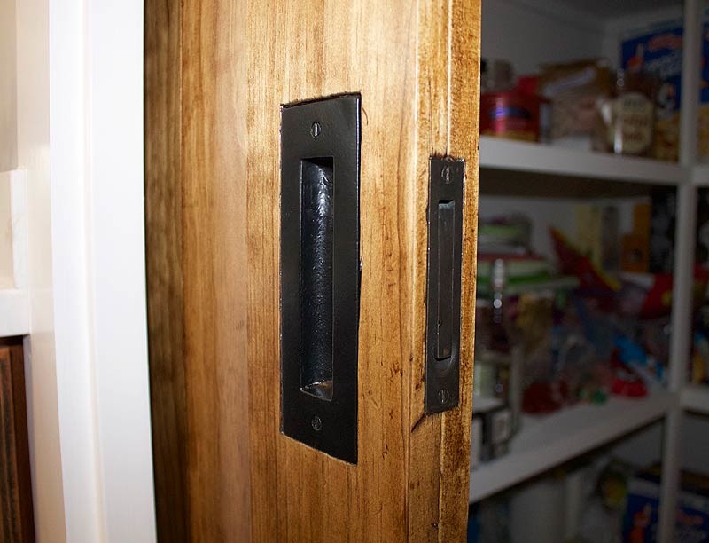 DIY Rustic Pantry Pocket Door Rustic Kitchen DC Metro by