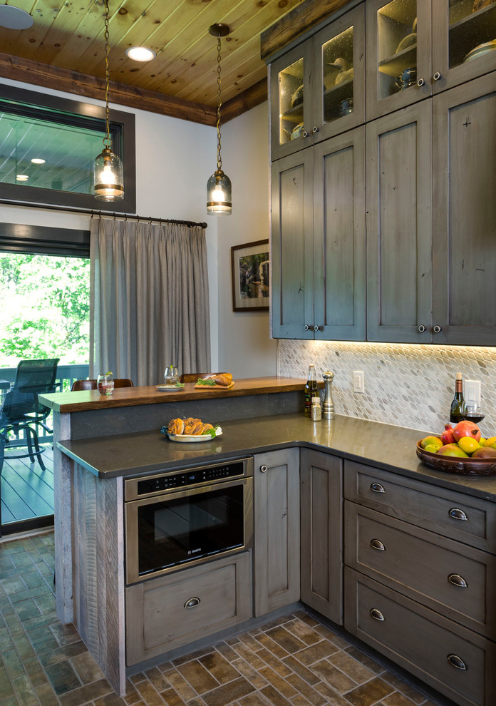 Rustic kitchen in Charlotte.