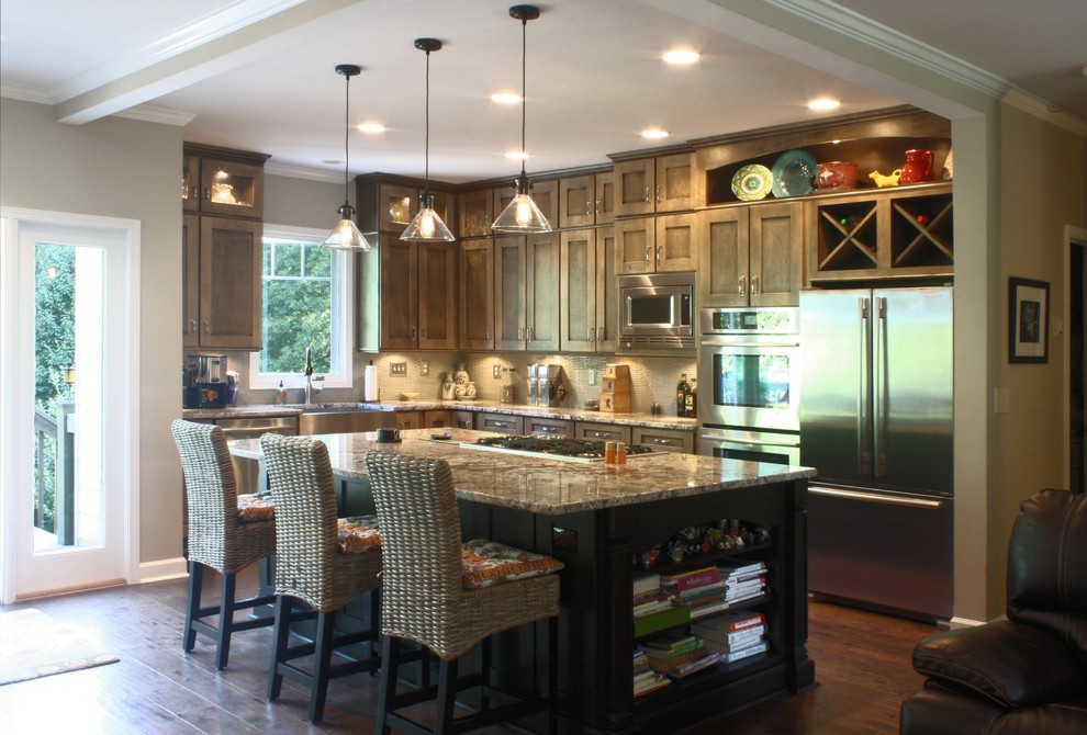 Inspiration for an eclectic kitchen remodel in Atlanta