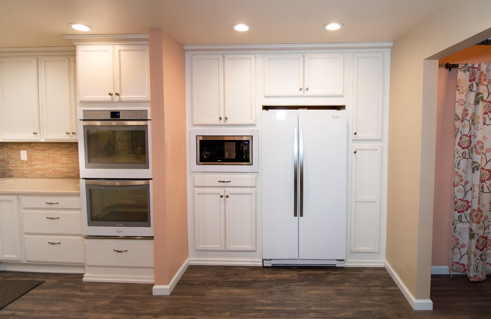 Dove White With Bronze Glaze Aurora Traditional Kitchen Other By Blue River Cabinetry Bath Dove White With Bronze Glaze Aurora, Aurora White Kitchen Cabinets