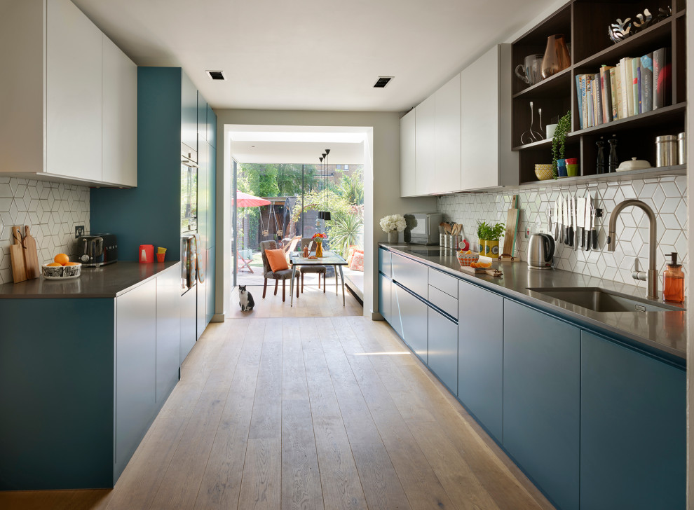 Inspiration for a contemporary kitchen in London.