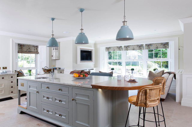 Dromore Handpainted - Country - Kitchen - Belfast - by Wrights Design
