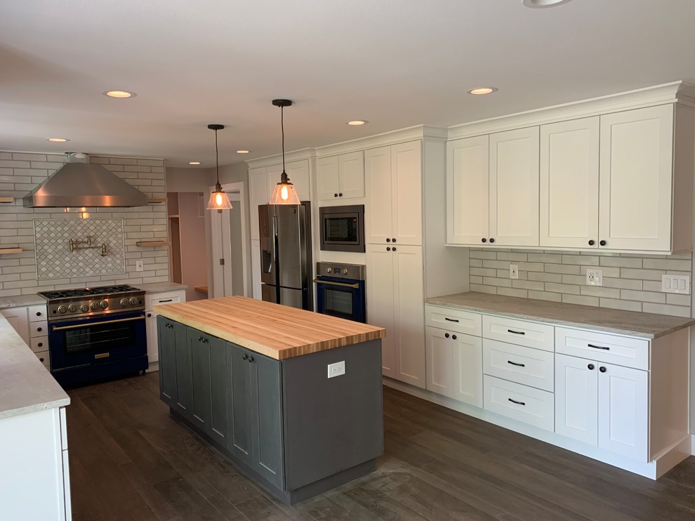 DTC Contemporary Farmhouse Kitchen Farmhouse Kitchen Denver by