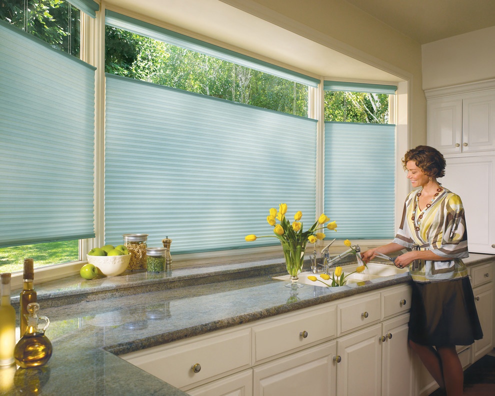 Duette Shades Contemporary Kitchen Portland by