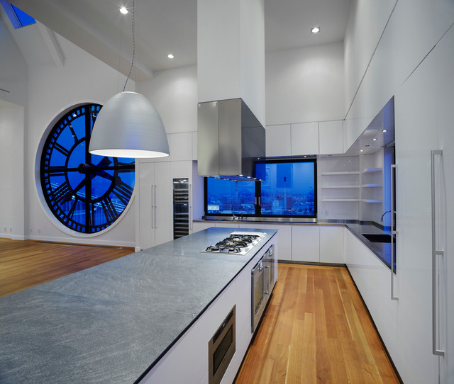 Dumbo Clocktower Penthouse Contemporary Kitchen New York by