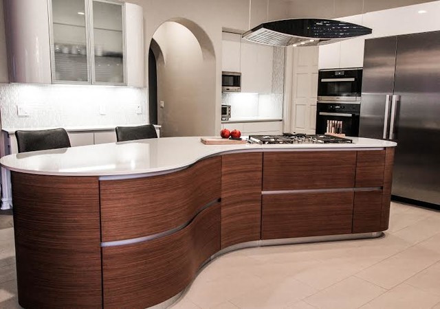 beautiful dune kitchen design from pedini
