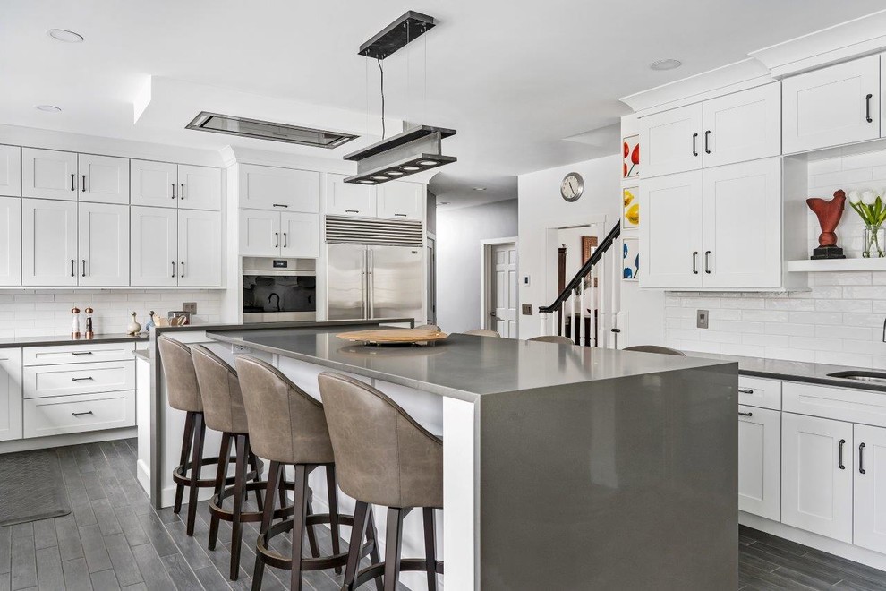 East Greenwich, RI Transitional Kitchen Providence by Kitchen and Countertop Center of