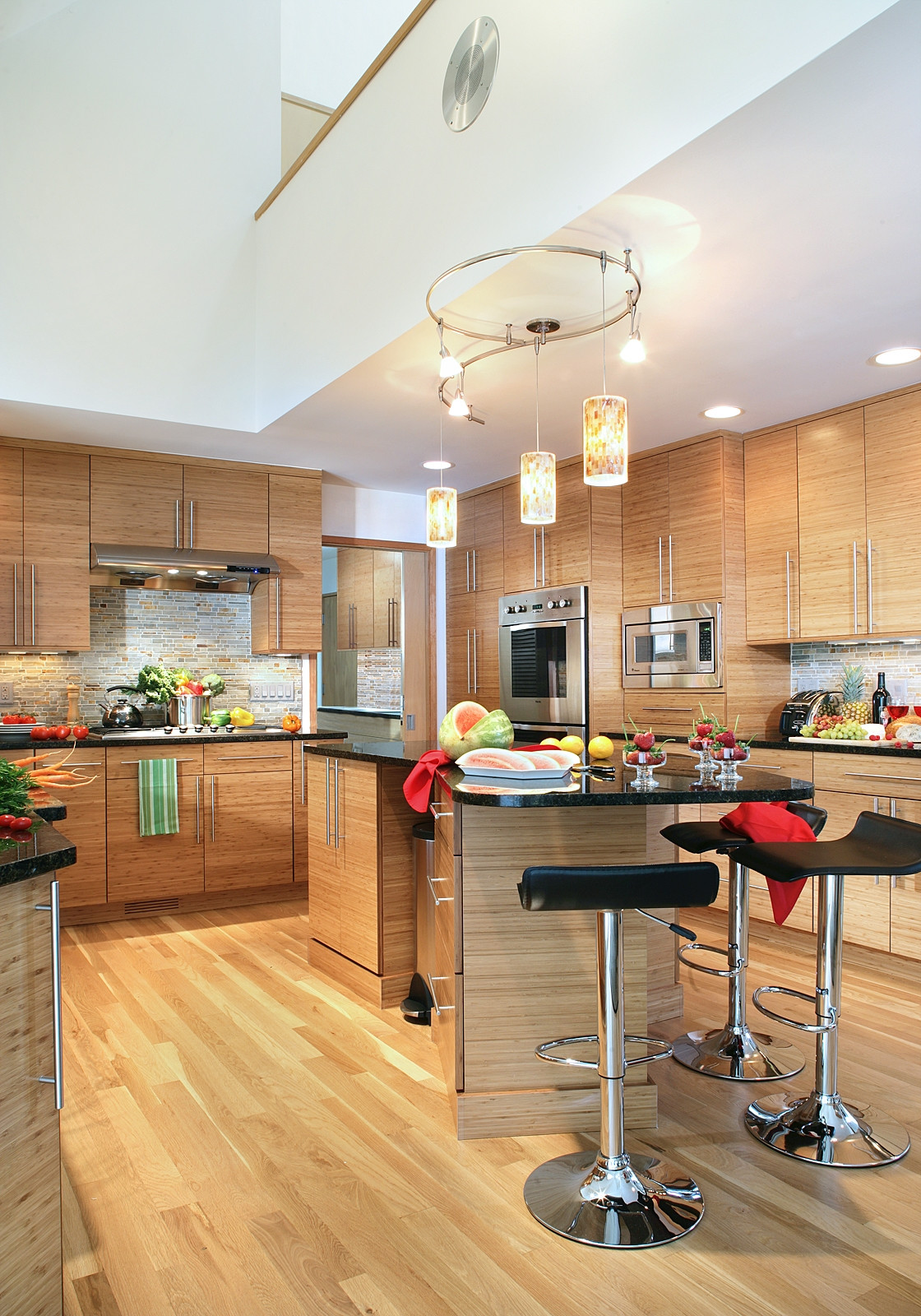 Bamboo Countertops (Kitchen Design Guide)  Kitchen design, Bamboo  countertop, Light wood kitchens
