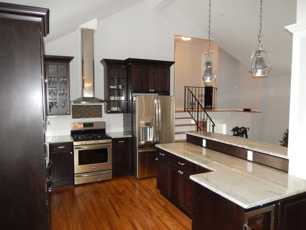 Eastchester Renovation Transitional Kitchen New York by K&B