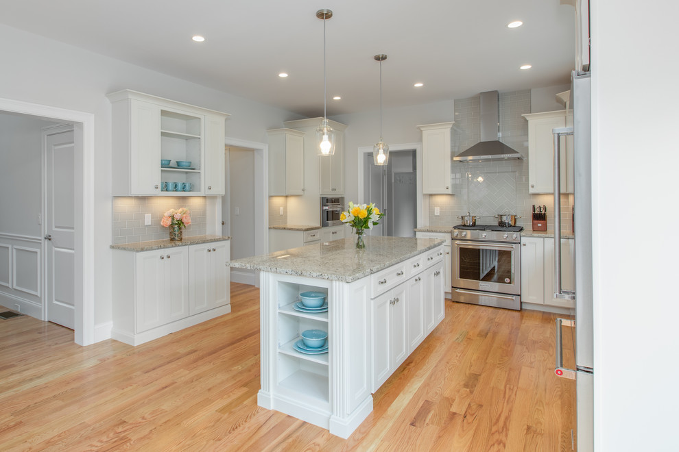 Echelon Linen Kitchen With Custom Features Transitional Kitchen