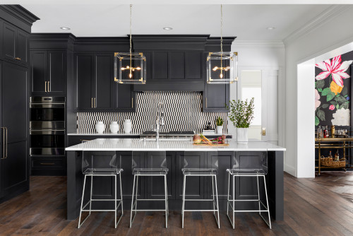 24+ Black Cabinets with Brass Hardware ( ELEGANT & GLAMOROUS )