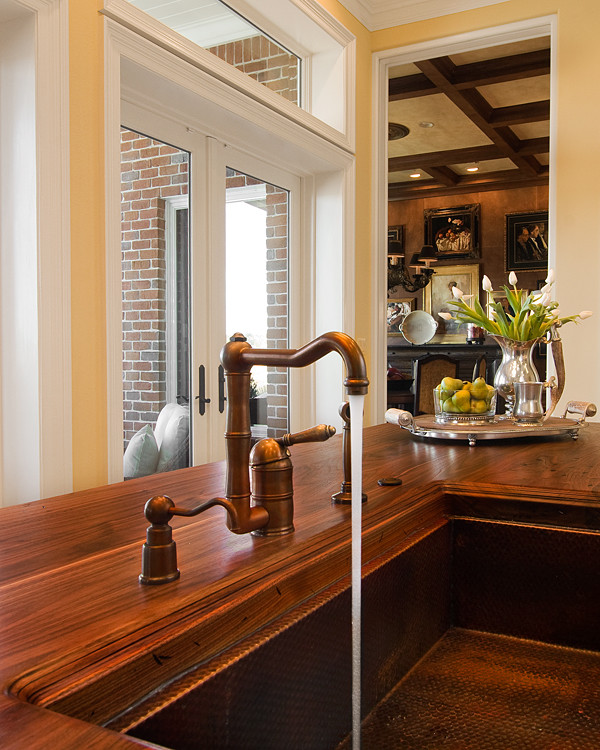 Example of an eclectic kitchen design in Other