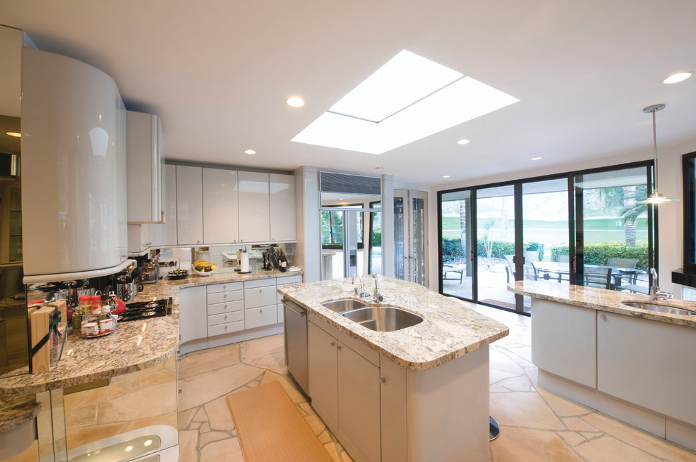 Design ideas for a medium sized contemporary kitchen in Essex.