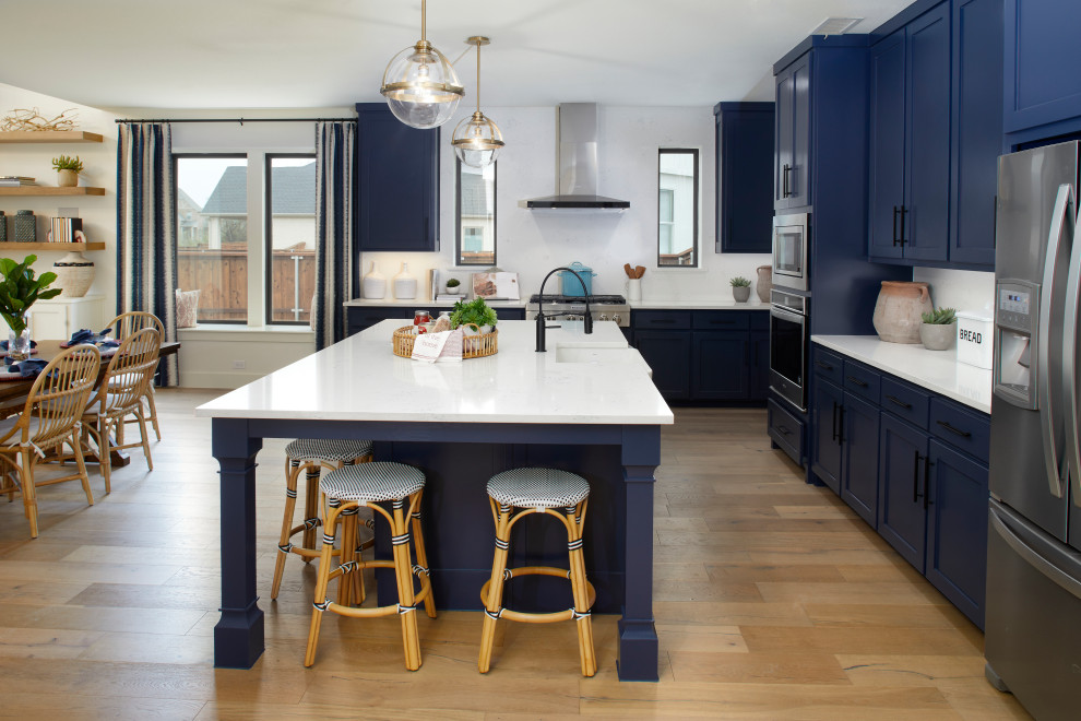 Edgewood Model in Frisco, TX by Shaddock Homes Transitional Kitchen Dallas by Shaddock