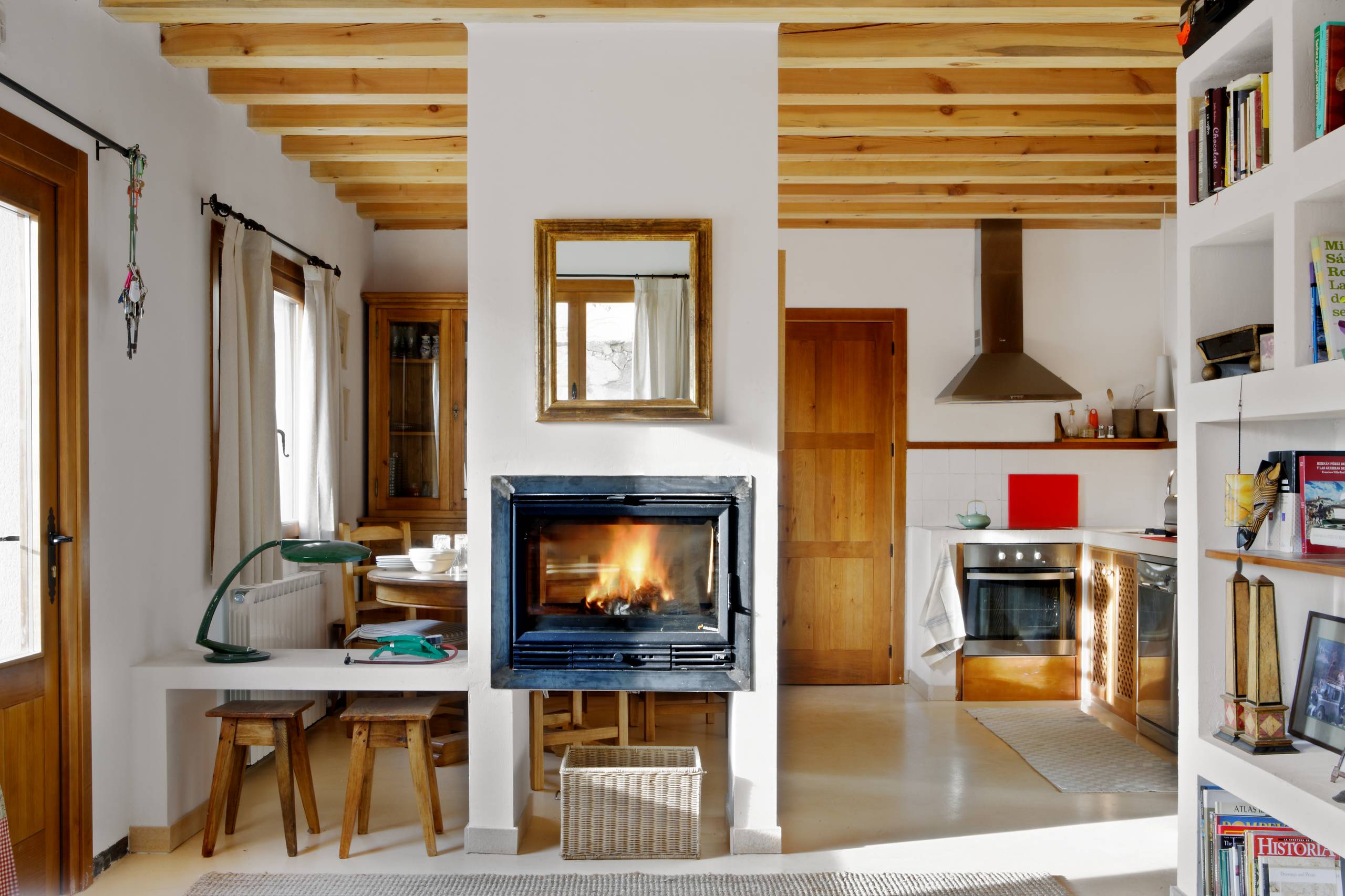 Cocina con chimenea – Ideas para decorar diseños residenciales