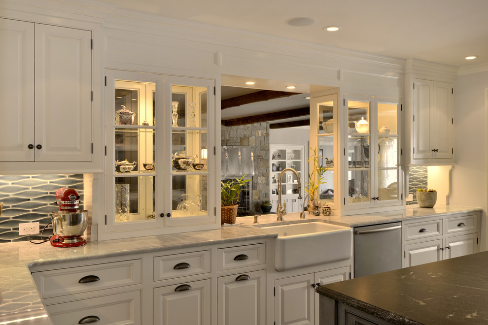 Elaborate Scarsdale Renovation Traditional Kitchen New York by
