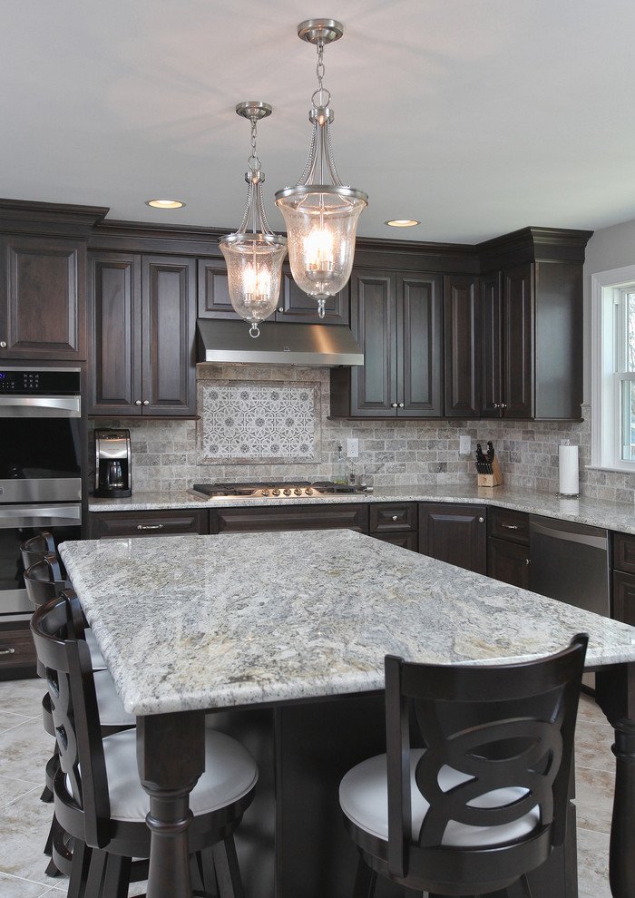 Elegant Brown Kitchen Marlton Nj Contemporary Kitchen Philadelphia By Cipriani Remodeling Solutions