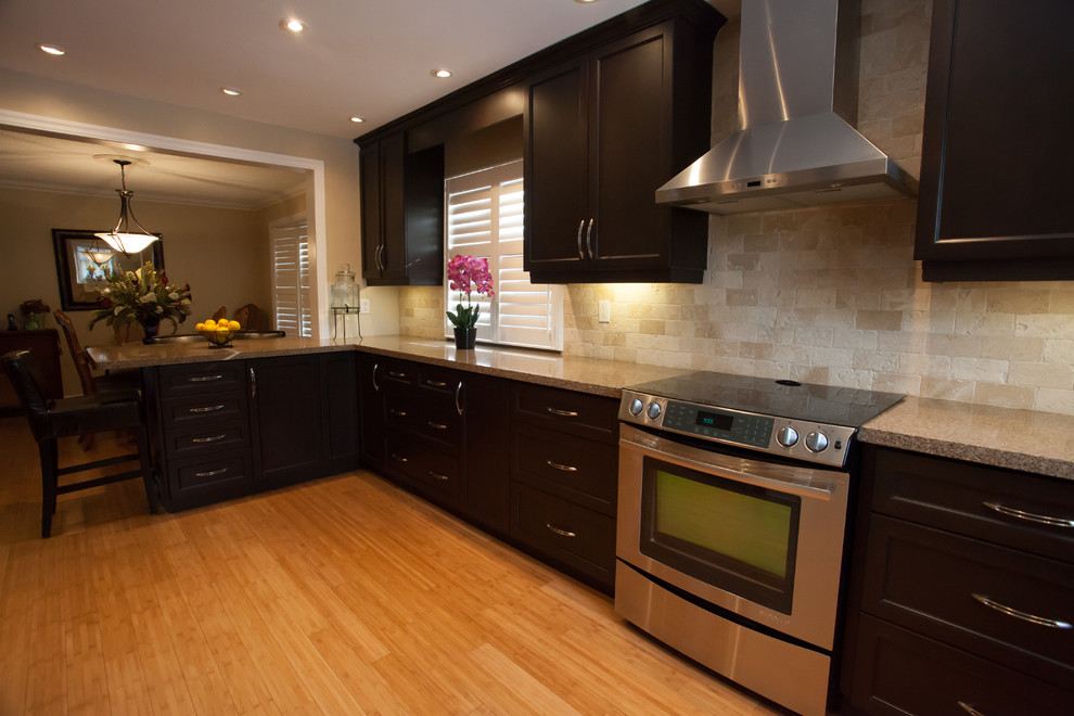 Elegant Kitchen Design and Layout by Brampton Kitchen &