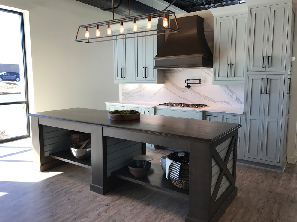 Elevations & Design by GBS Showroom Farmhouse Kitchen