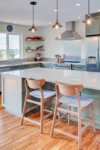 Ellie Scott S New Kitchen Transitional Kitchen Seattle By Phinney Ridge Cabinet Company Houzz