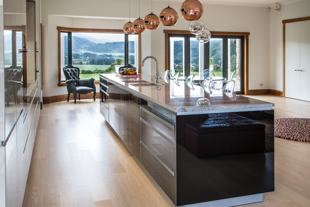 Design ideas for a modern kitchen in Wellington.