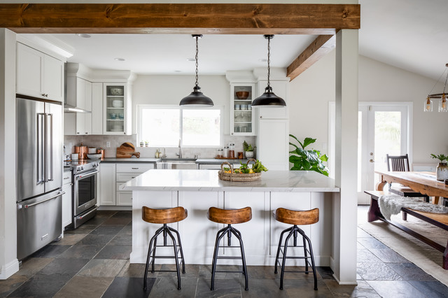 Encinitas Kitchen Remodel Transitional Kitchen San Diego By M Prevost Design Houzz