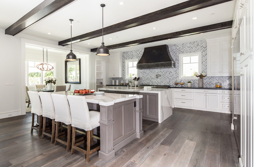 Encino 2 - Farmhouse - Kitchen - Los Angeles - by Showcase Kitchens and