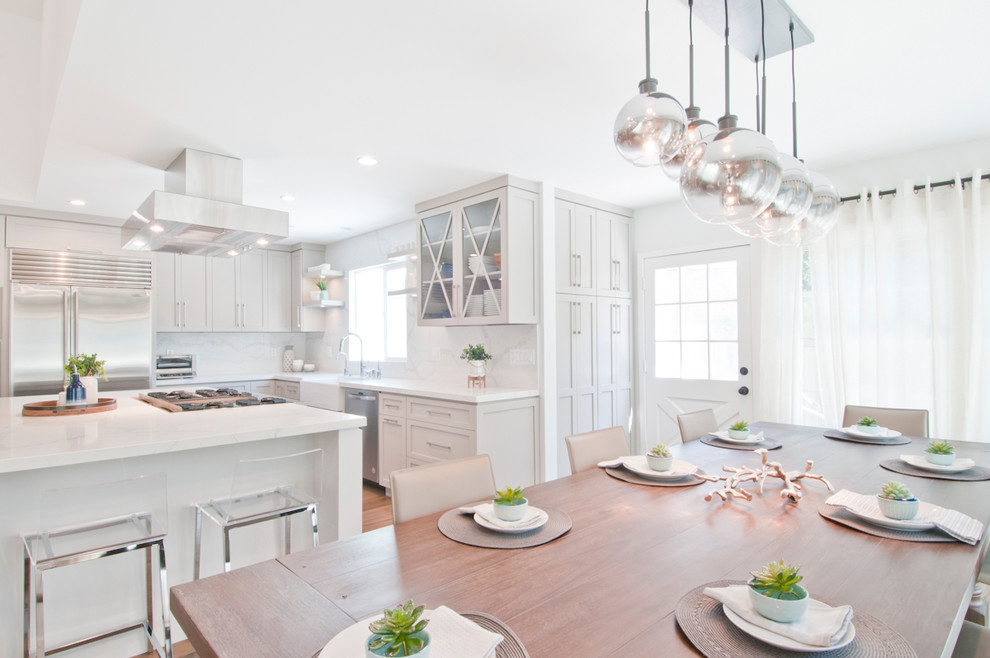 Encino Traditional Open Concept Kitchen Traditional Kitchen Los