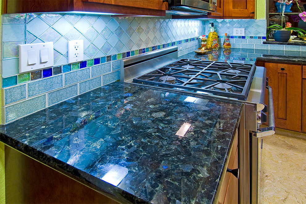 Ensenata Avenue Custom Granite Kitchen Countertops Eclectic Kitchen