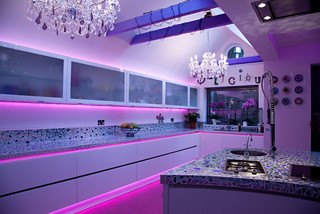 The Purple Kitchen - Contemporary Luxury and Traditional Design