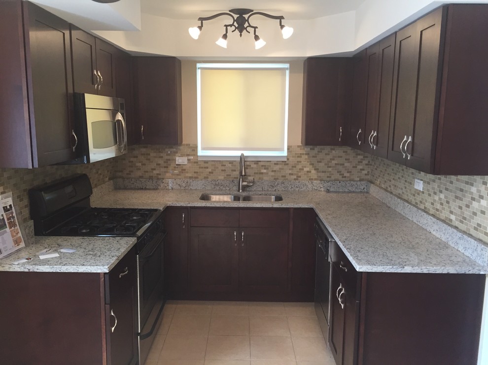 Espresso Shaker Kitchen in Chicago Single Family Modern