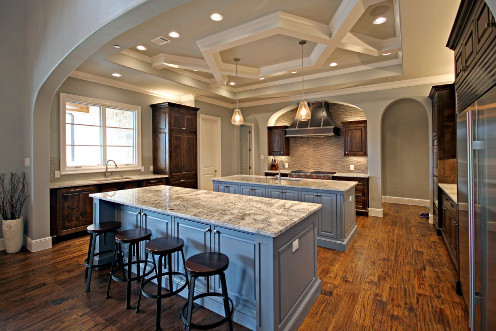 Inspiration for a kitchen in Dallas.
