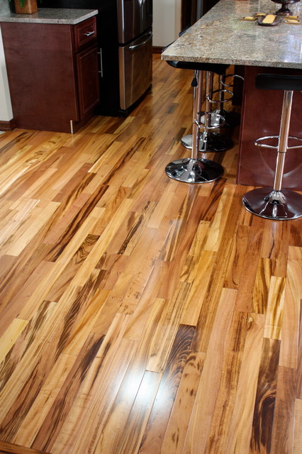 Exotic Brazilian Tigerwood Koa, Koa Hardwood Flooring