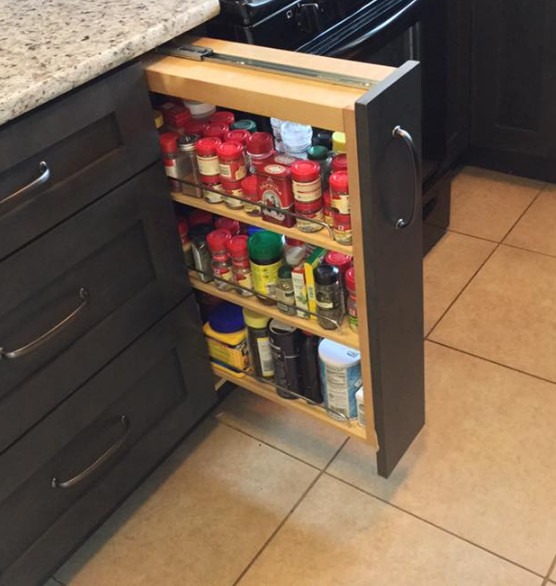 Extra Large Spice Rack Pull Out Cuisine Autres périmètres par