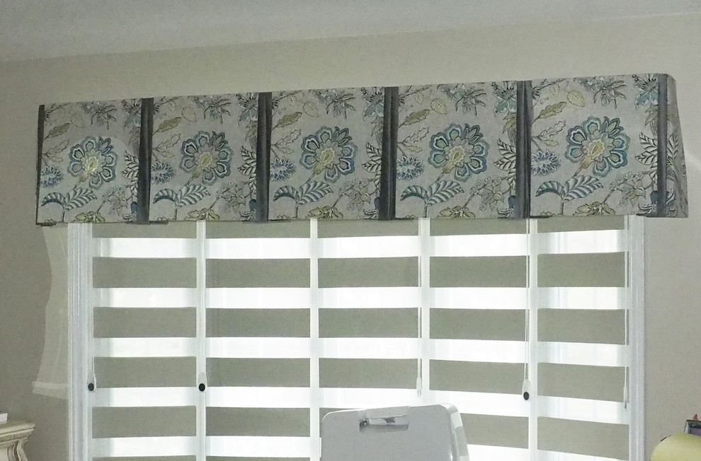 Fabric Valance Top Treatments for Windows - Modern - Kitchen - Toronto ...