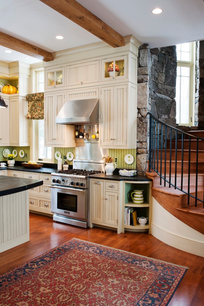 Family Camp Gatehouse Traditional Kitchen Boston by ASB