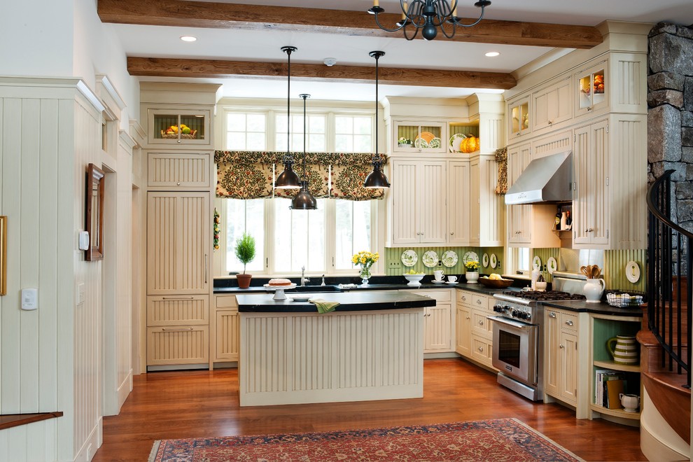 Family Camp Gatehouse Traditional Kitchen Boston by ASB