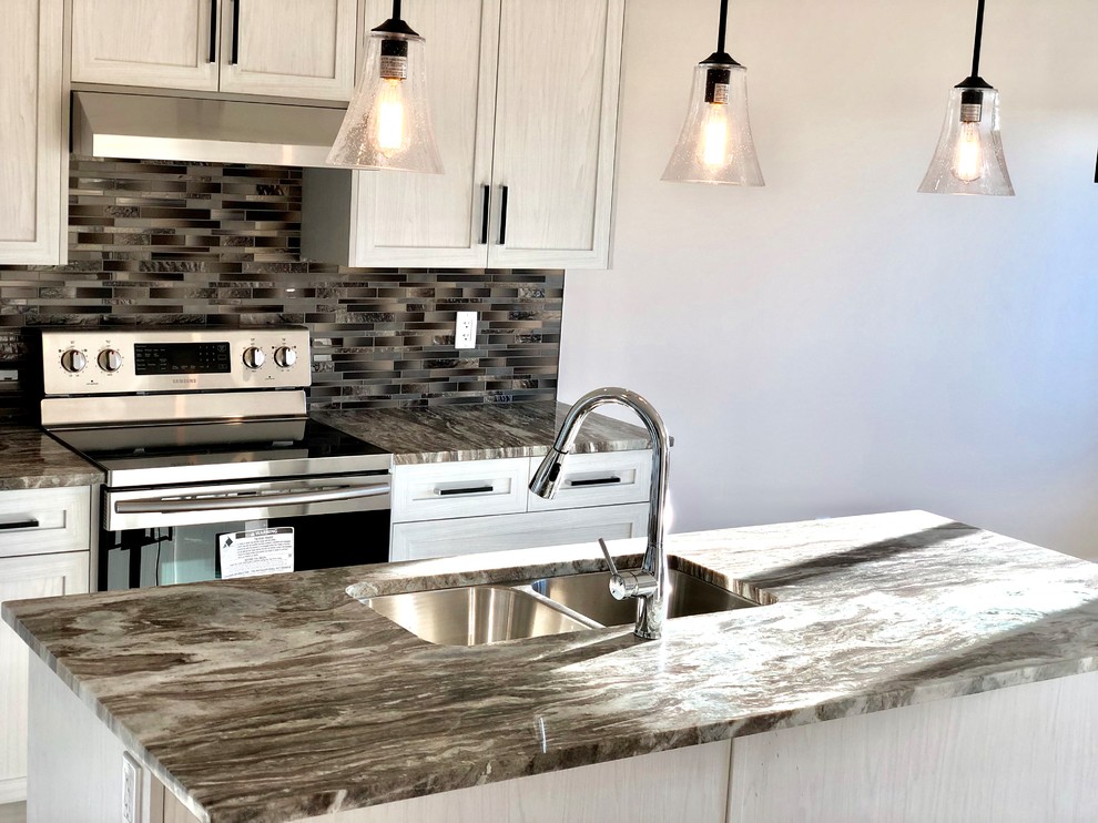 Fantasy Brown Kitchen Modern Kitchen Edmonton by Atlas Granite