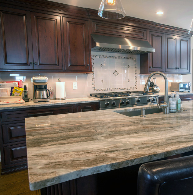 Fantasy Brown Quartzite Cucina New York di Granite & Marble Corp. Houzz