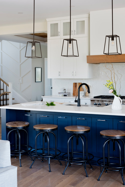 Farmhouse Kitchen Island Stunning Country Style Islands - Backsplash ...