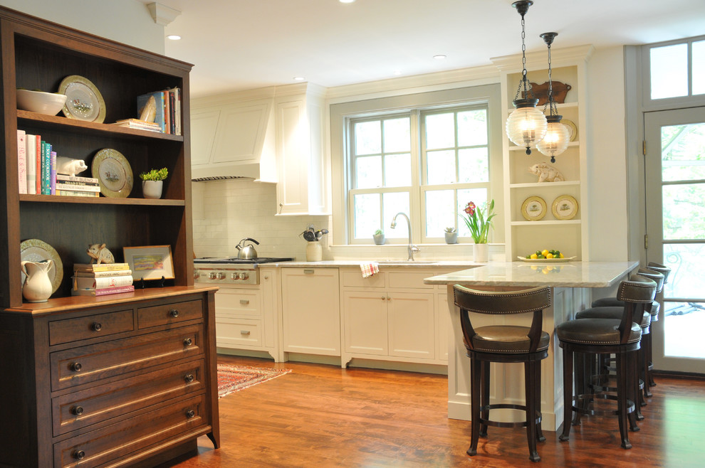 Farm Pond Sherborn, MA Transitional Kitchen by Betsy Bassett