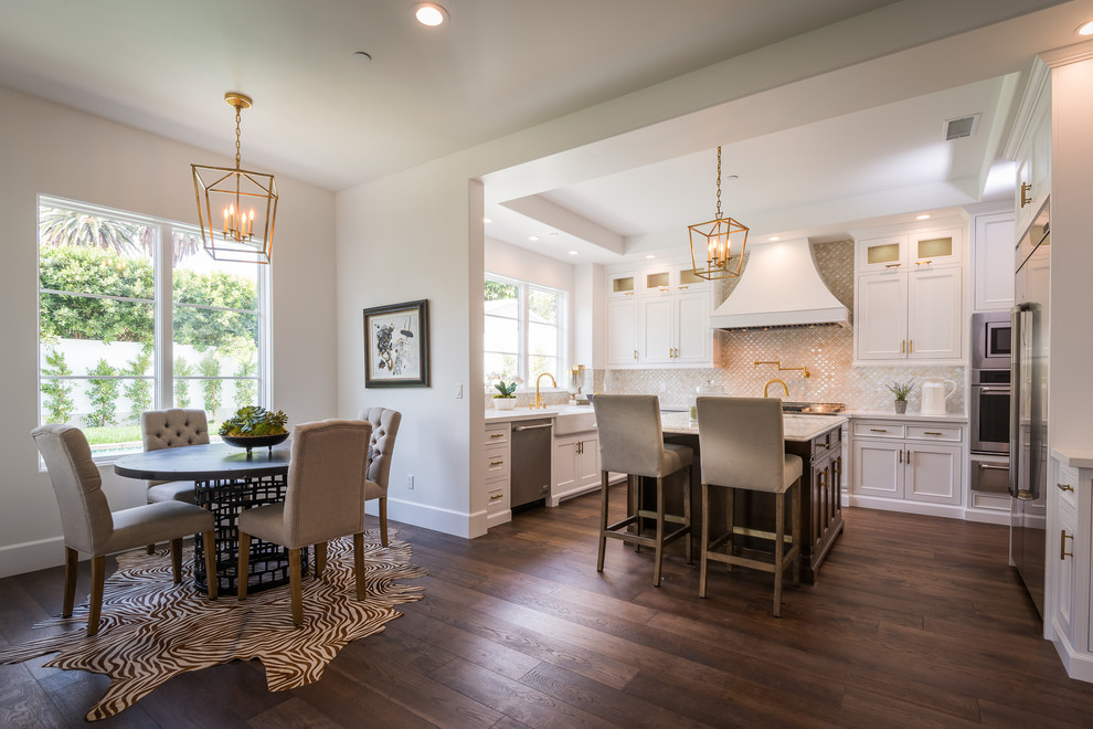 Farmdale Mediterranean Kitchen Los Angeles by Pillar Building