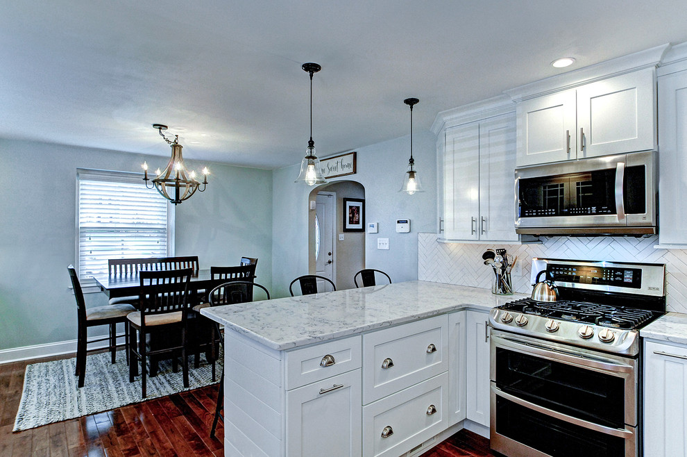 Farmhouse Chic Kitchen In Springfield Pa Farmhouse Kitchen Philadelphia By Kaestner Designs Kitchens Baths Interiors