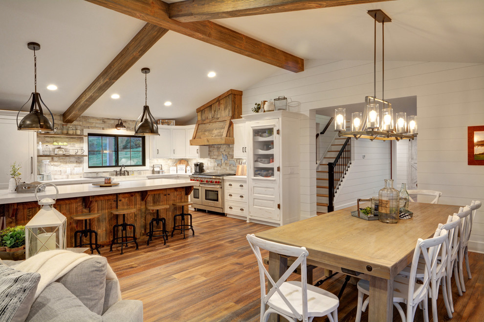 Farmhouse Fixer Upper Farmhouse Kitchen Chicago by Galena