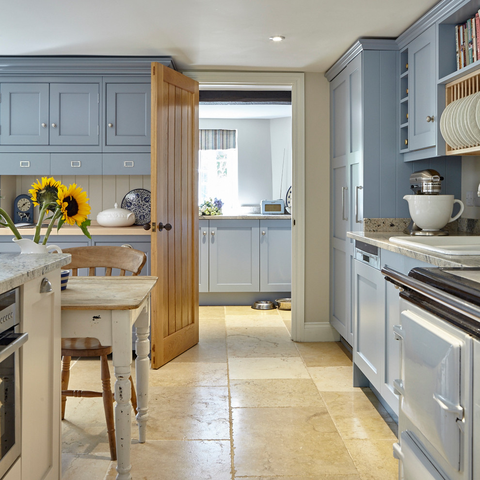 This is an example of a country kitchen in Wiltshire.