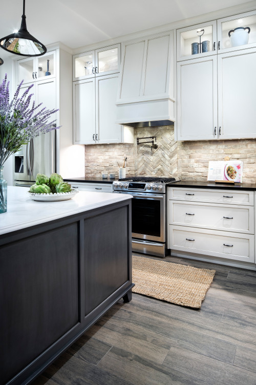 39+ White Brick Backsplash ( ROUGH TEXTURE ) - Natural Bricks