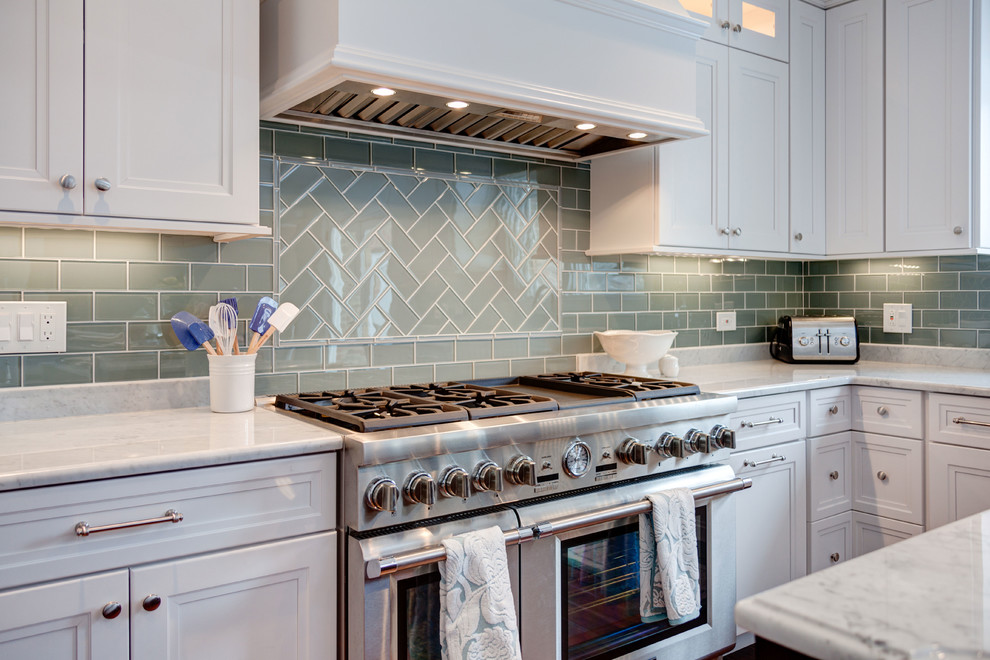 Fashionable Finishes Meet Classic Style - Transitional - Kitchen ...