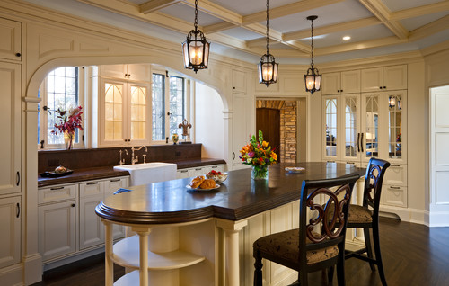 A kitchen with contrast