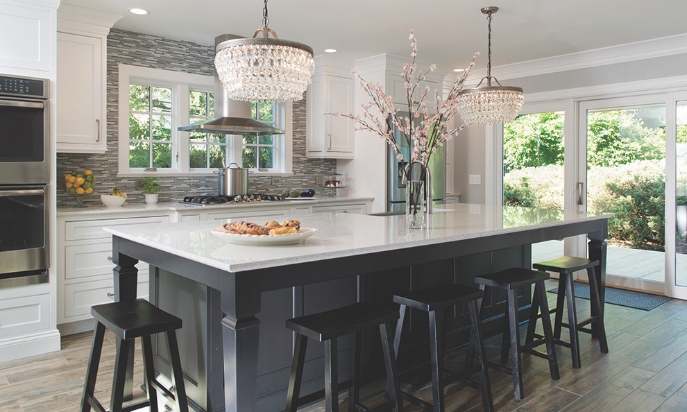 Federal Style Modern Kitchen Traditional Kitchen New York by